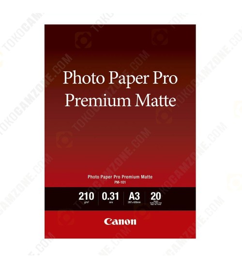 Canon Photo Paper Pro Premium Matte PM-201/A3 (20 Sheets)